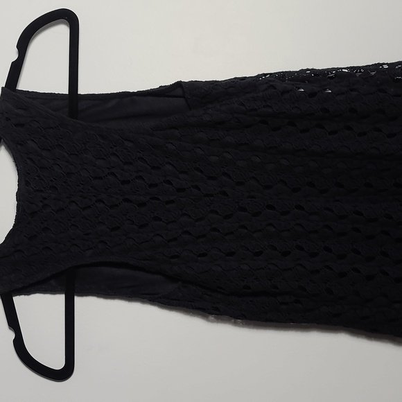 AS U WISH Black High Low Crochet Lined Dress Size XS - Picture 14 of 16